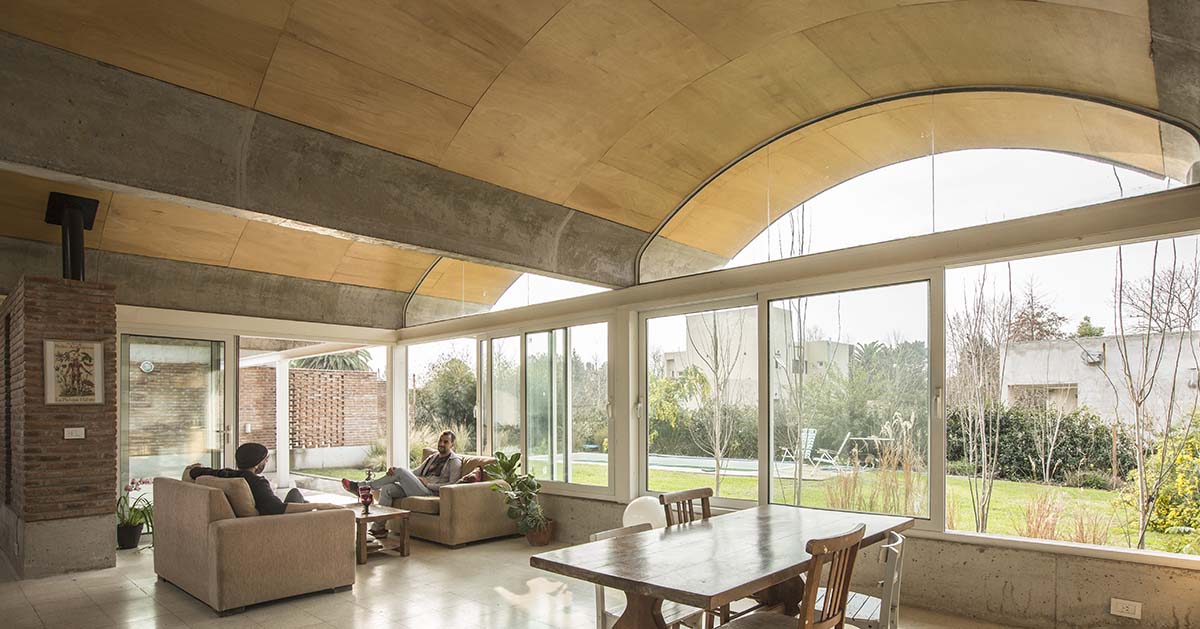 BAAG's Rodney House features light vaults that form living units in Buenos Aires, Argentina
