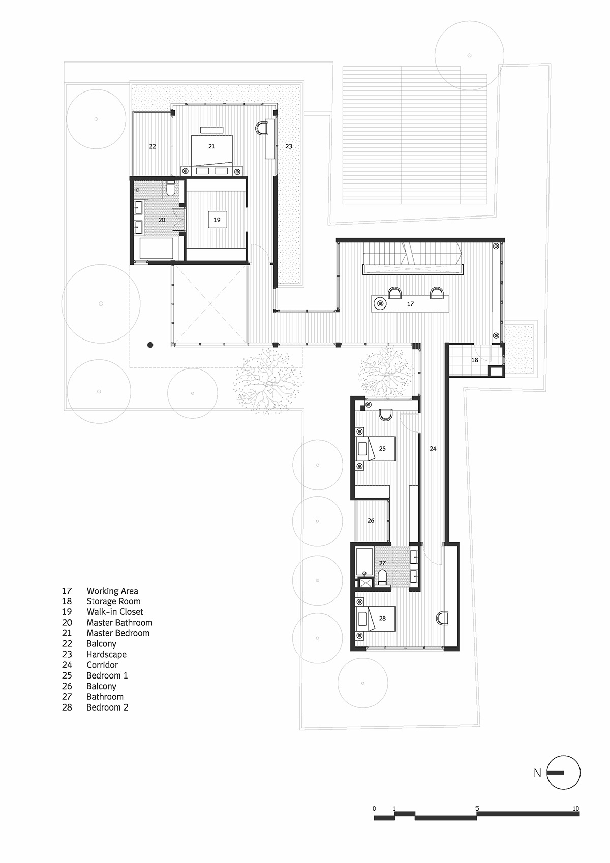 Anonym Studio completes Y House with white louvres in the old neighborhood of Thailand