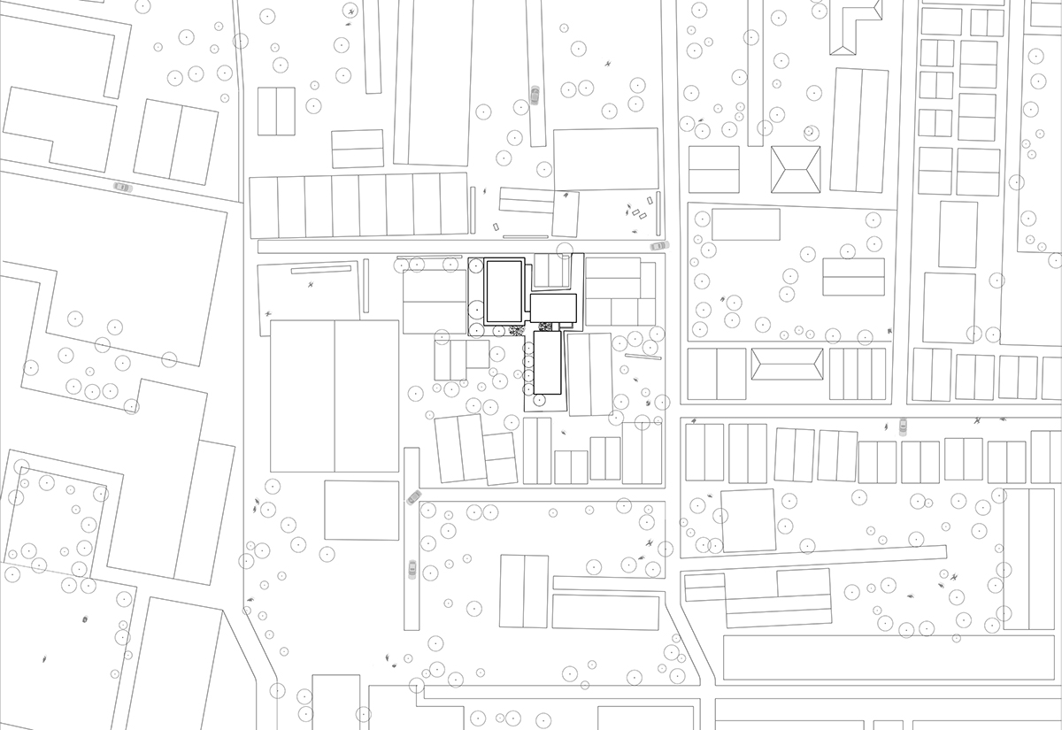 Anonym Studio completes Y House with white louvres in the old neighborhood of Thailand