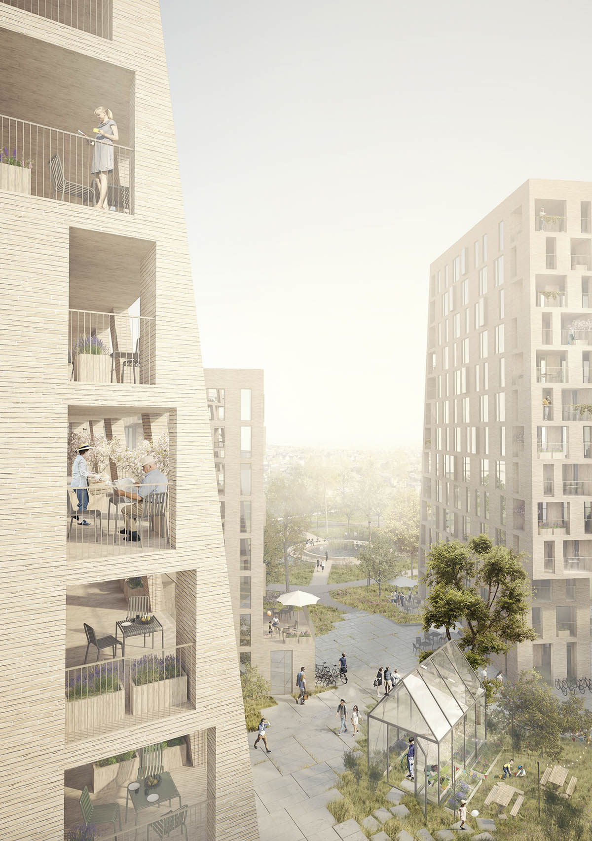 C.F. Møller Architects and BRUT win competition for a new residential district in Belgium