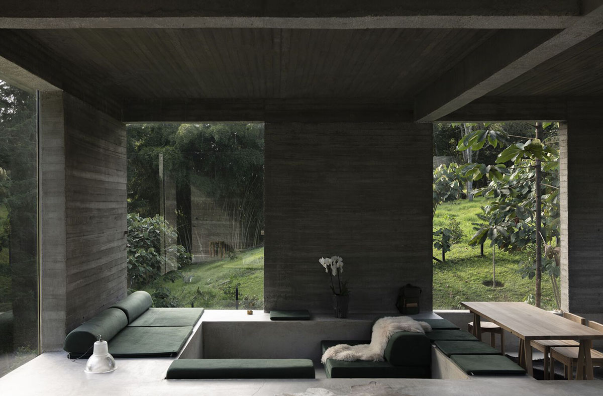 Ballen House in Colombia explores possibilities of living in larger spaces in a lush hilly terrain