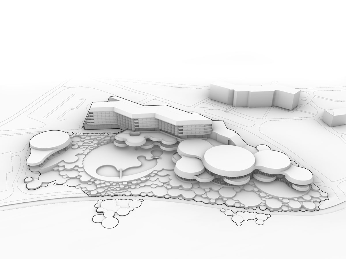 Enota reveals extension for pool and wellness of Hotel Kardial with sinuous terraces in Banja Vrućica