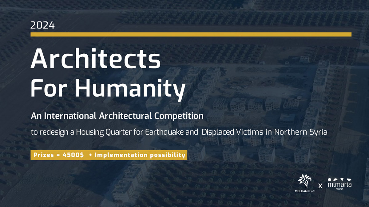 An International Competition to Redesign Housing Quarter for Earthquake Victims in Northern Syria