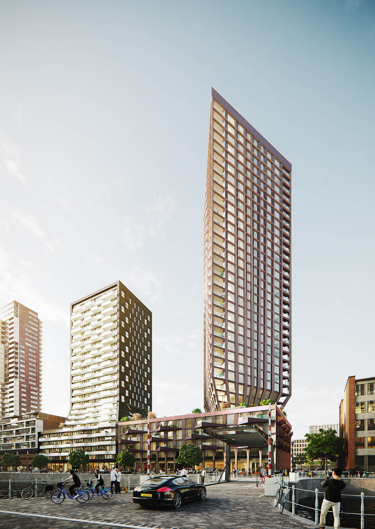 Barcode Architects unveils plans for the first triangular residential ...