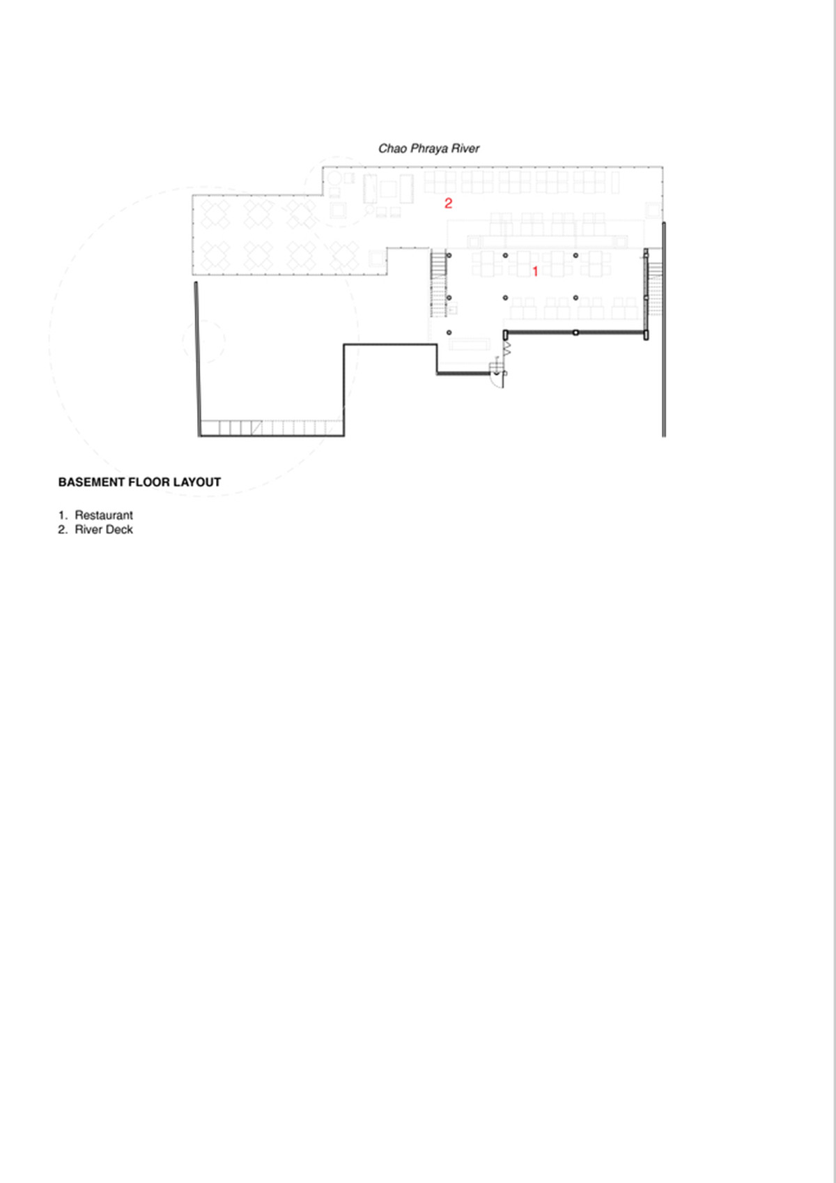 onion designs hotel and restaurant with handmade orange bricks in Thailand