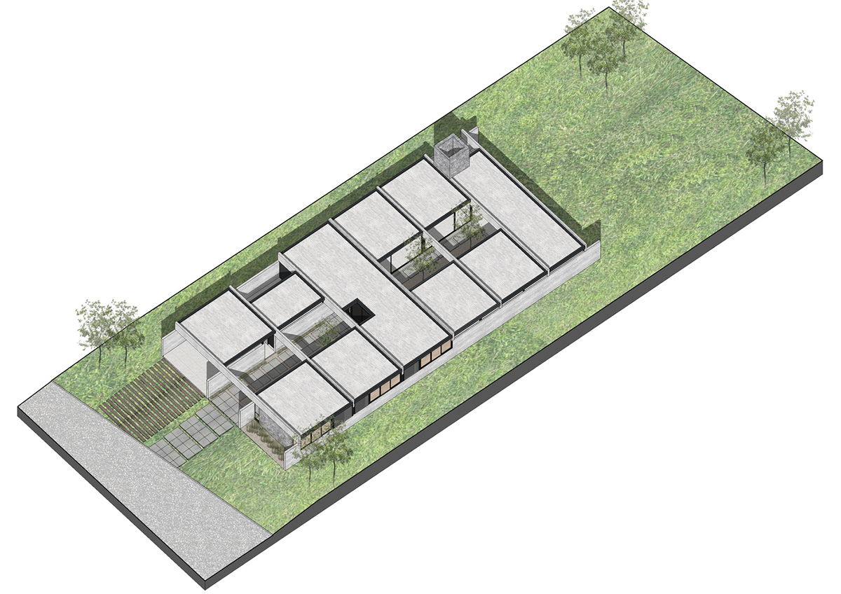 PSV Arquitectura completes SAB House with concrete beams in C&oacute;rdoba, Argentina