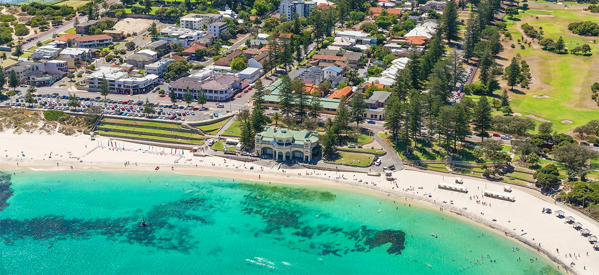 Architects propose sandy-formed, stone age-looking designs for Cottesloe Beach Pavilion in Australia