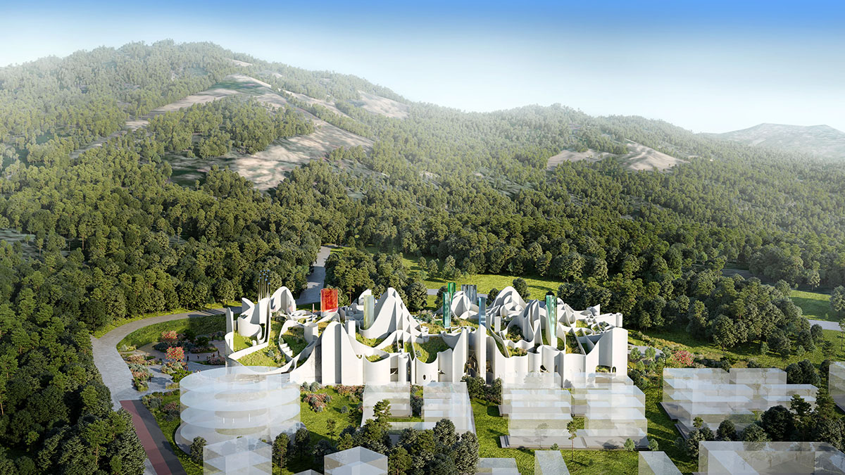 Architects of Invention reveals its competition entry for 3D concrete printed museum in Seoul