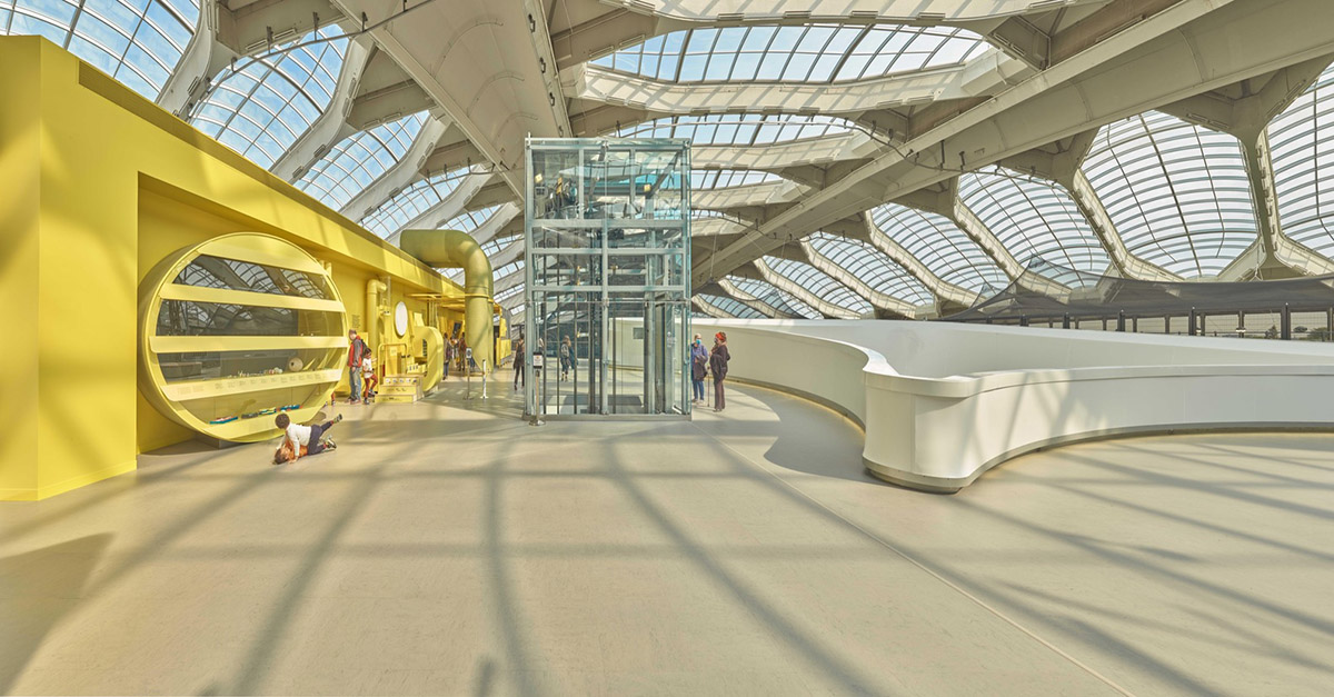 Kanva revitalizes Montréal Biodome with triangular beams and multiple pathways in Canada