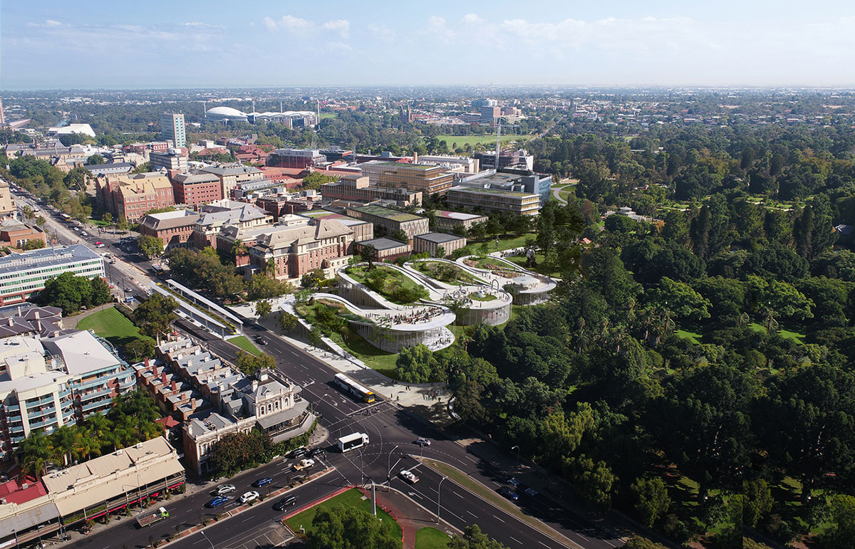 Design proposals unveiled by Six International Teams for Adelaide Contemporary Museum