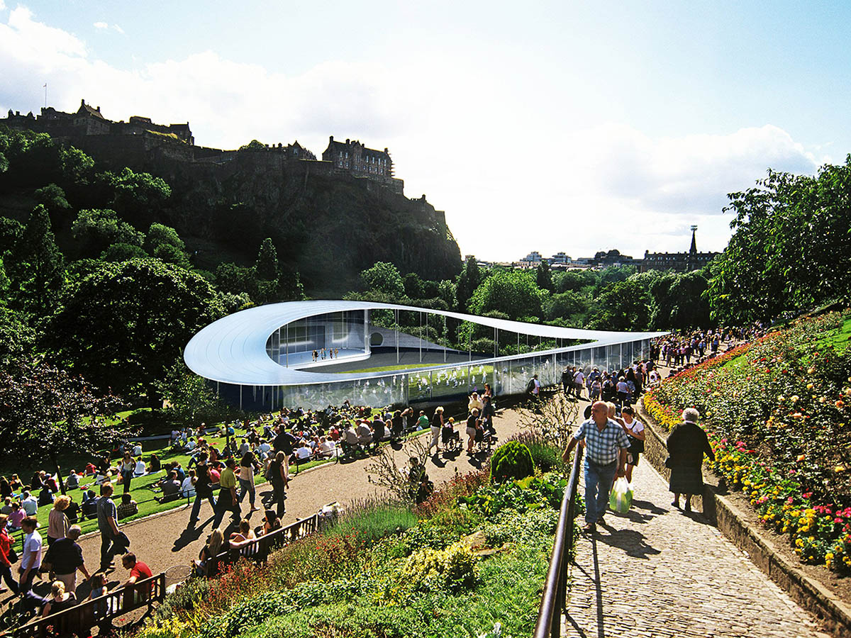 Concept designs unveiled for Ross Pavilion Design In Edinburgh