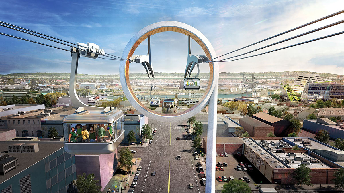 BIG designs zero-emission gondola at Howard Terminal Ballpark in Oakland