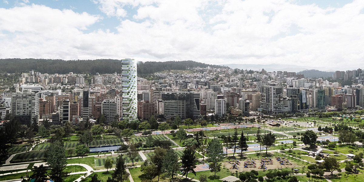 BIG's new residential tower in Ecuador will feature rotated concrete boxes to offer sweeping views