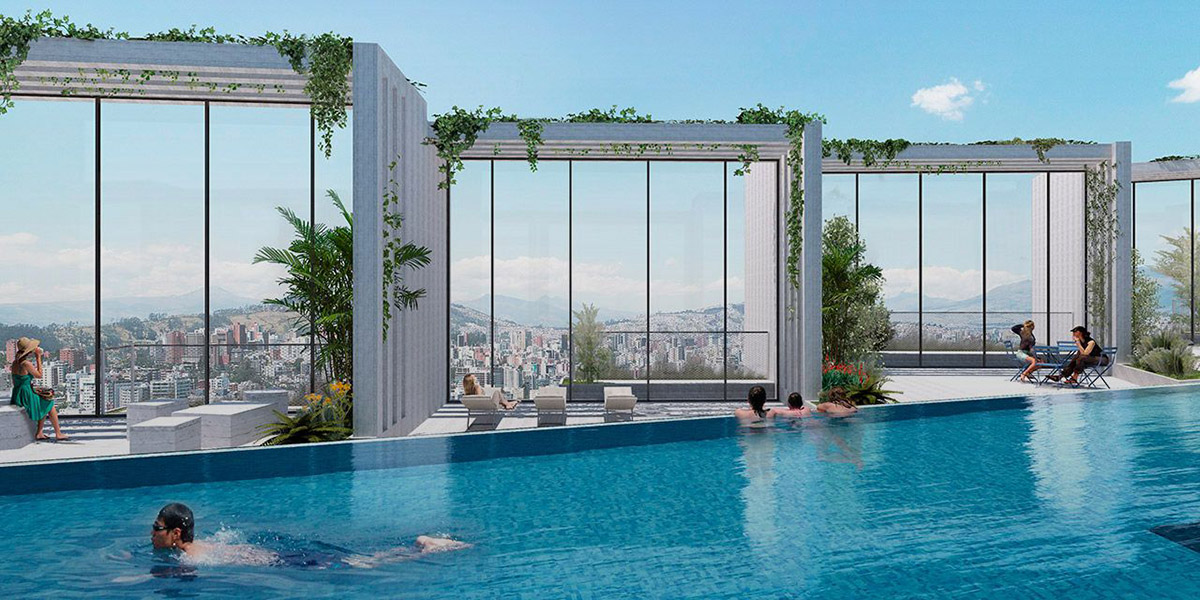 BIG's new residential tower in Ecuador will feature rotated concrete boxes to offer sweeping views