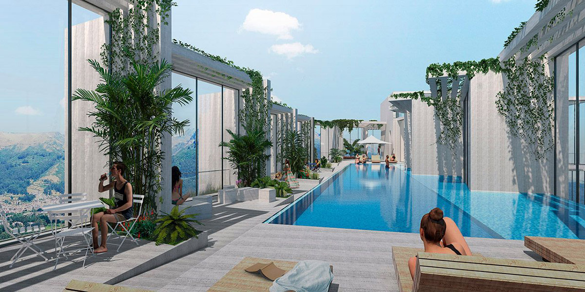 BIG's new residential tower in Ecuador will feature rotated concrete boxes to offer sweeping views