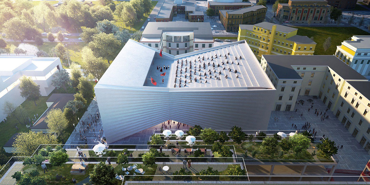 BIG Presents The Project For Albania's National Theater
