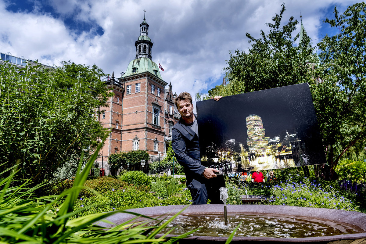 BIG releases images for pagoda-like hotel for Tivoli in Copenhagen’s iconic amusement park