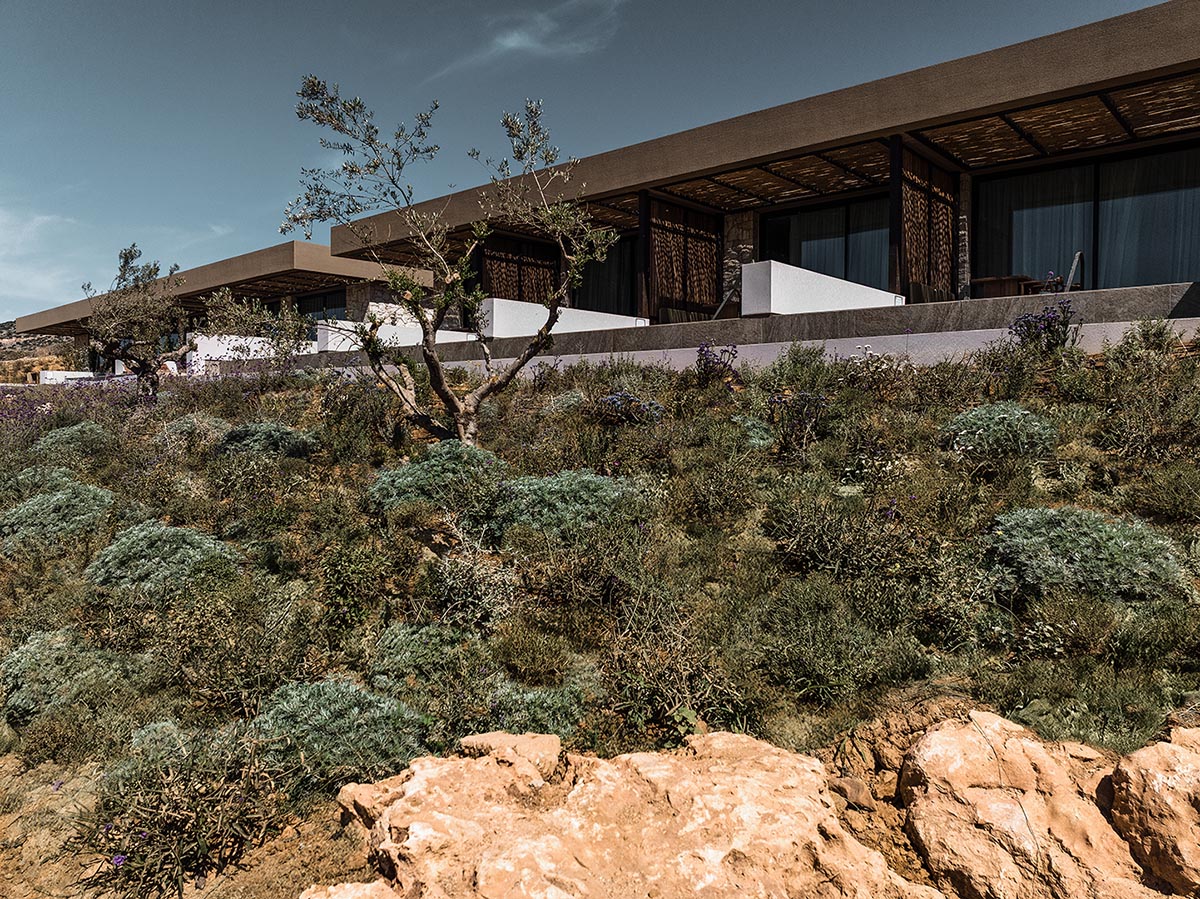 Greek hotel by Block722 combines Mediterranean simplicity with luxurious, nature-inspired design