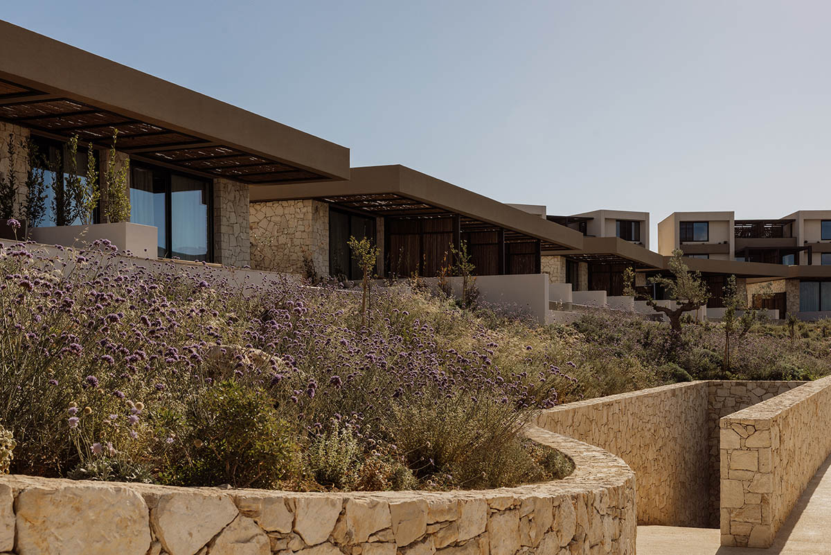 Greek hotel by Block722 combines Mediterranean simplicity with luxurious, nature-inspired design