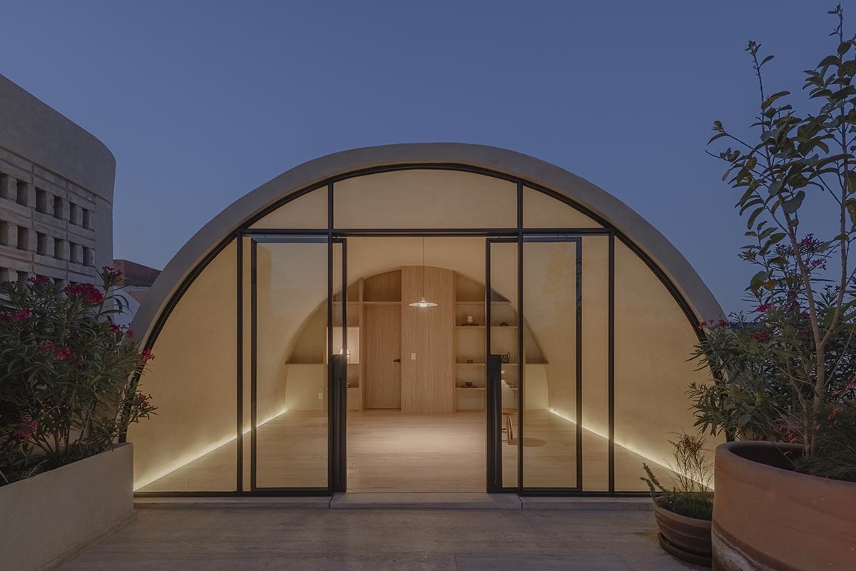 Bloqe Arquitectura designs Mariano Azuela 194 residential building with barrel vaults