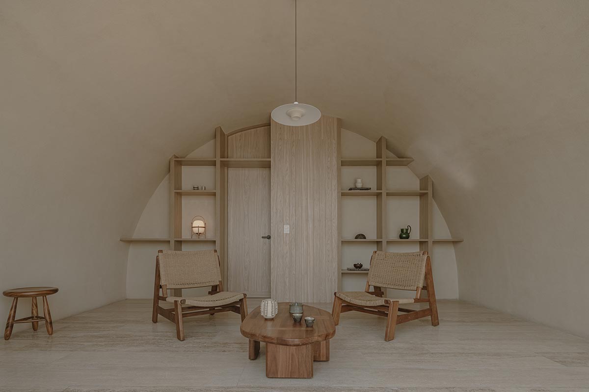 Bloqe Arquitectura designs Mariano Azuela 194 residential building with barrel vaults