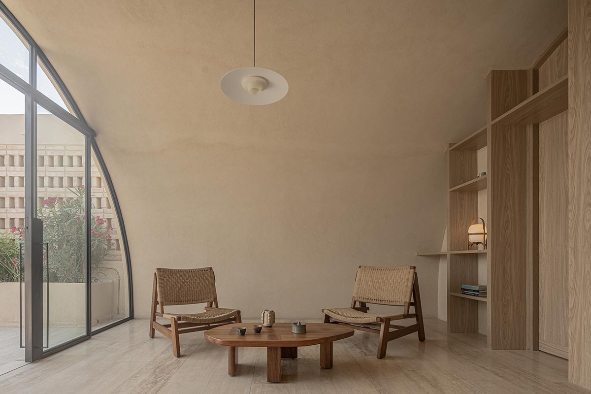 Bloqe Arquitectura designs Mariano Azuela 194 residential building with barrel vaults