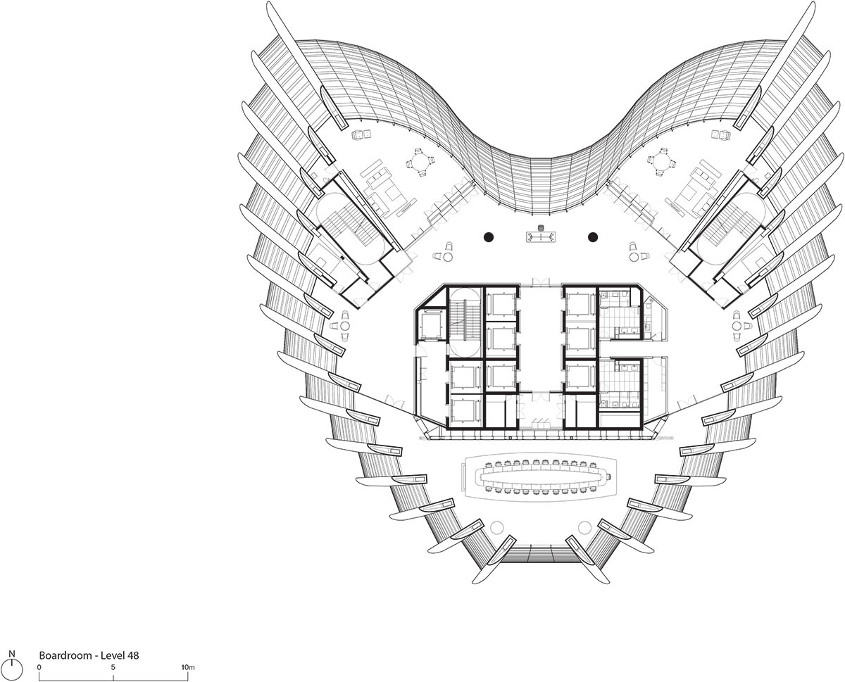 Foster + Partners completes National Bank of Kuwait headquarters wrapped in concrete fins 