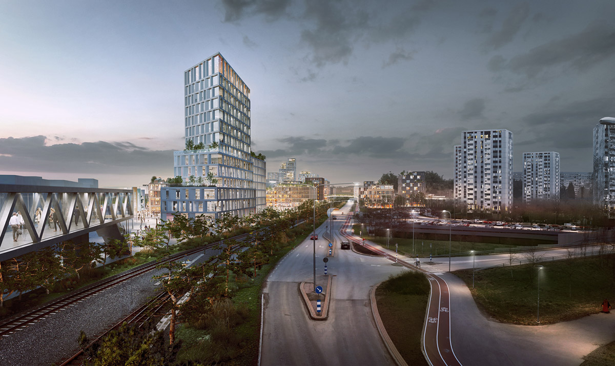 Henning Larsen Architects transform old Swedish suburb into a thriving city