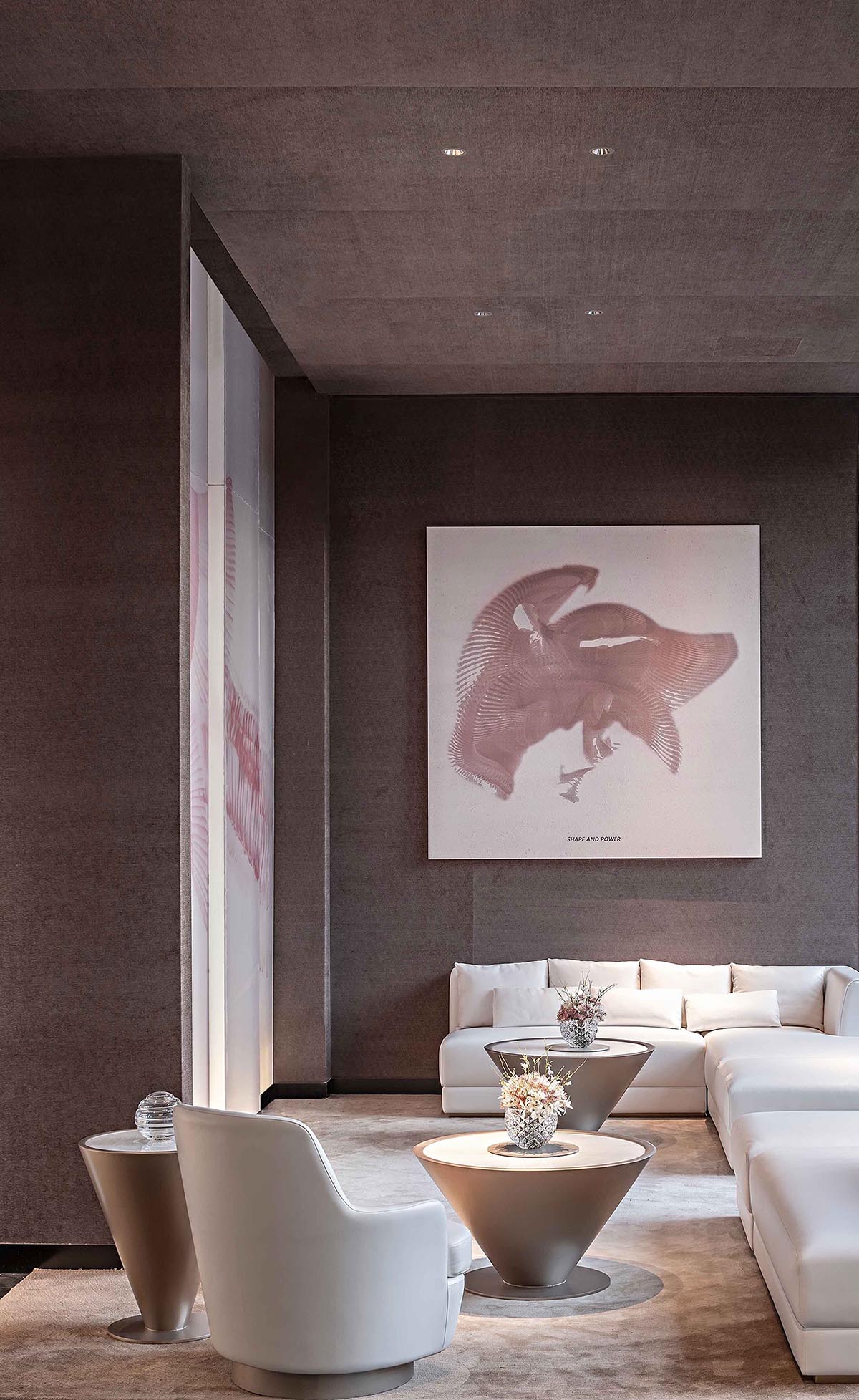 GBD Design creates interiors for clubhouse with fluid forms and dynamic sculptures in China