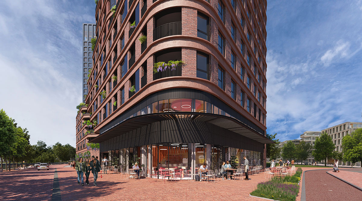 Mecanoo's Brink Tower receives planning permission to create inclusive neighbourhood in Amsterdam