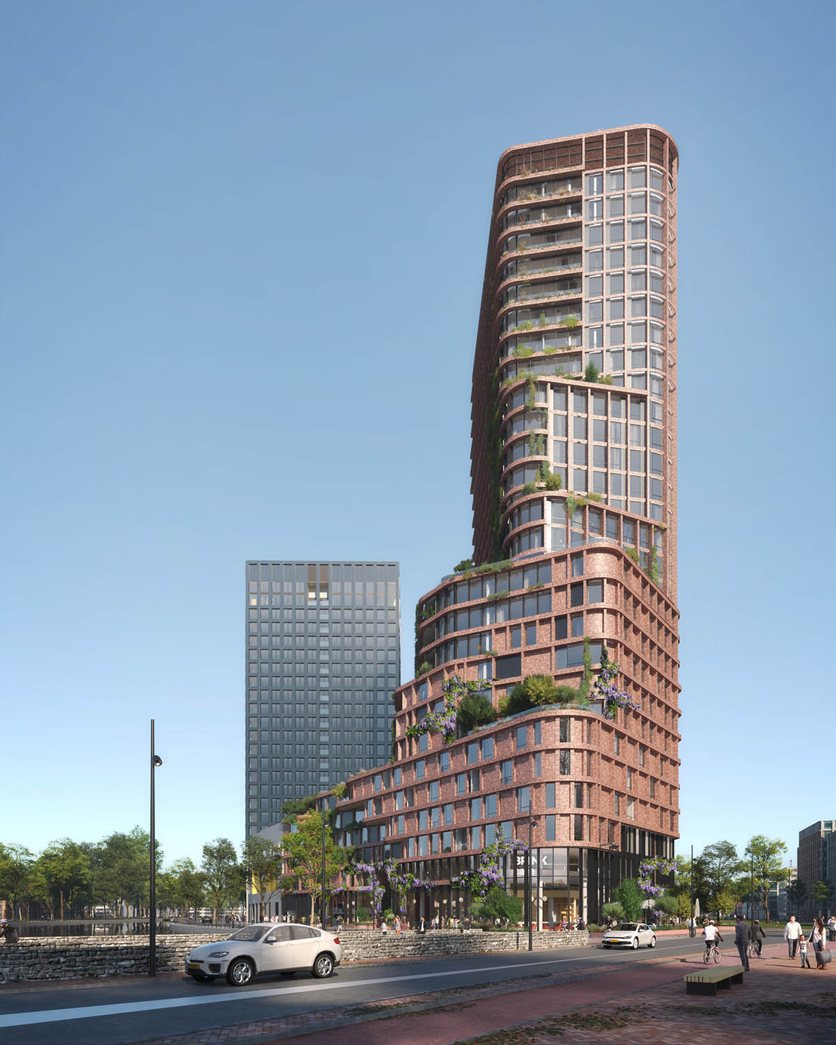 Mecanoo designs new sustainable and vibrant vertical neighbourhood in Amsterdam