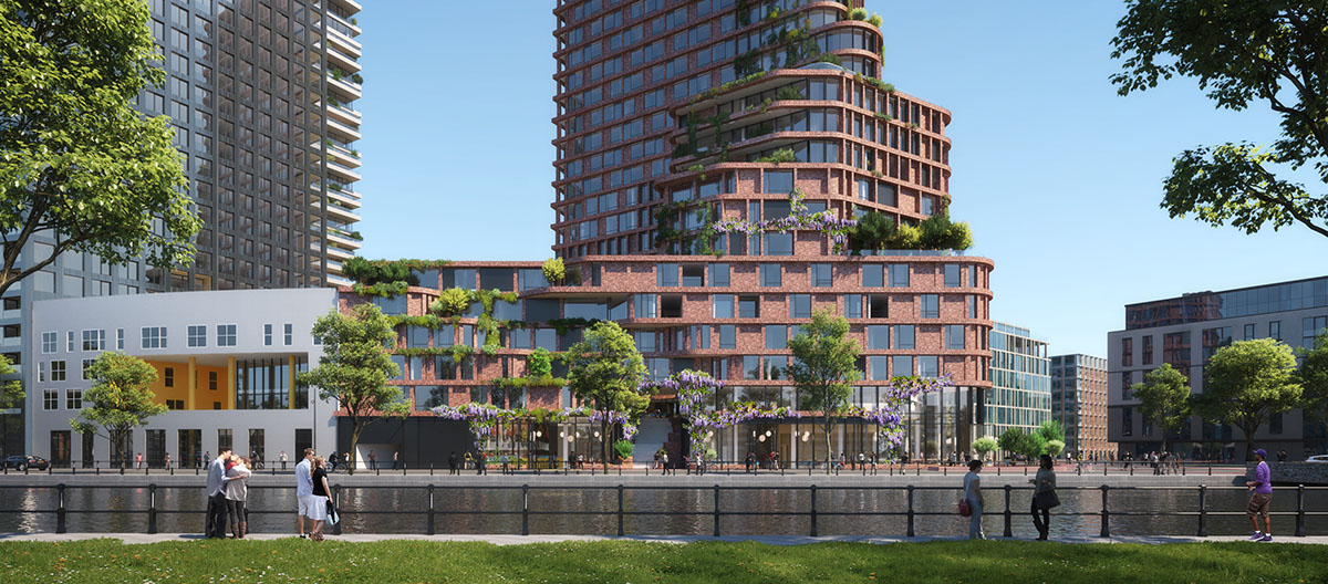 Mecanoo designs new sustainable and vibrant vertical neighbourhood in Amsterdam