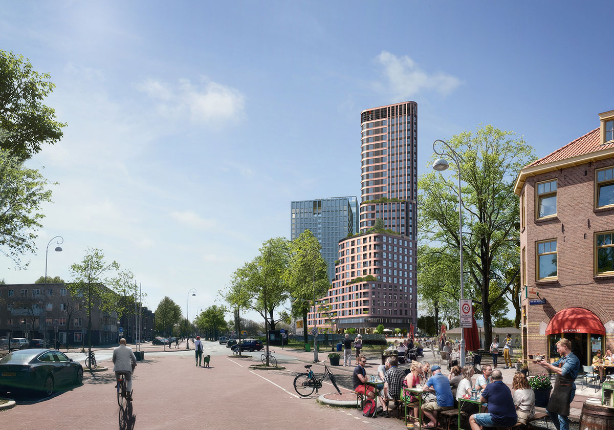 Mecanoo's Brink Tower receives planning permission to create inclusive neighbourhood in Amsterdam