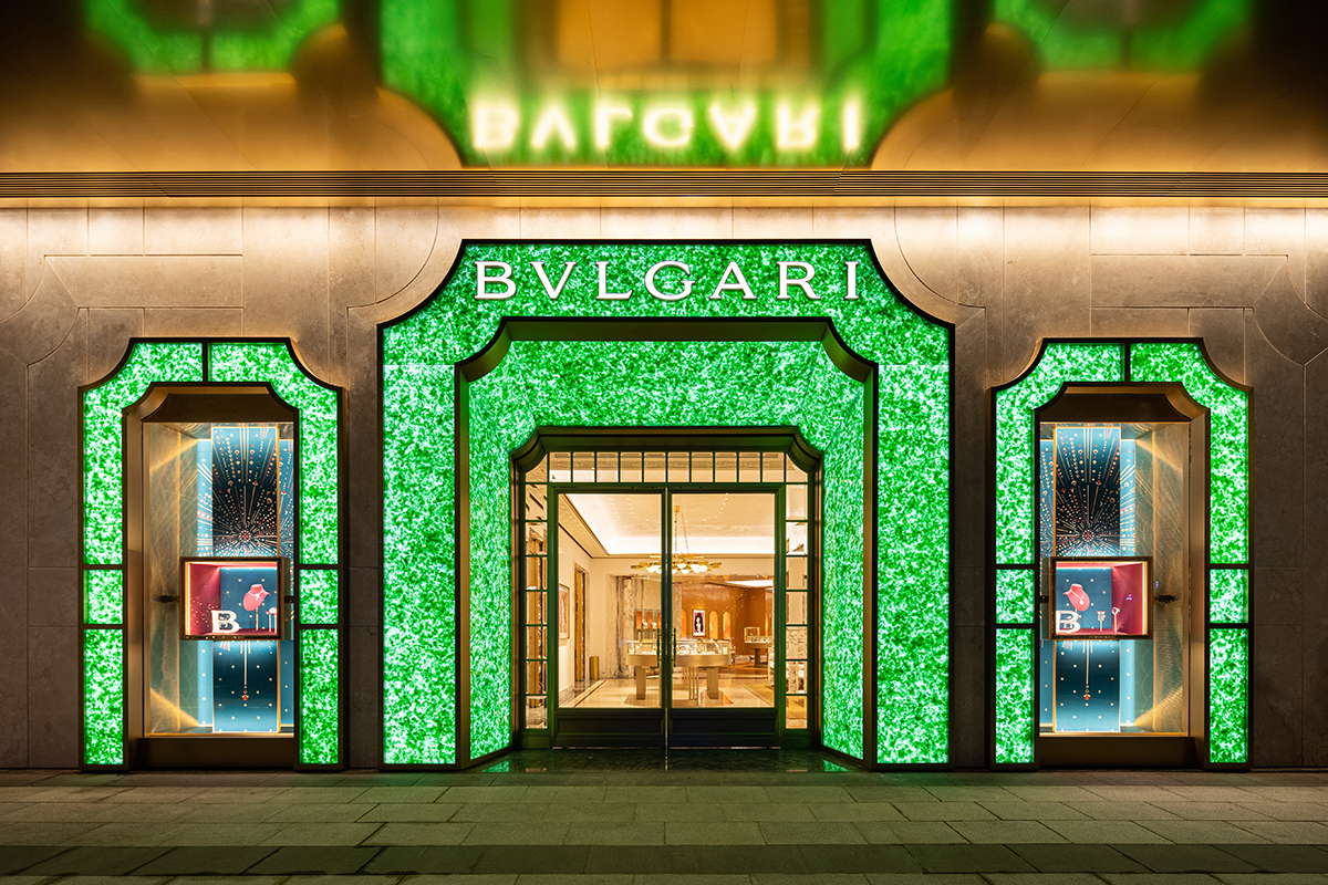 MVRDV completes the façade of the Bulgari flagship store in