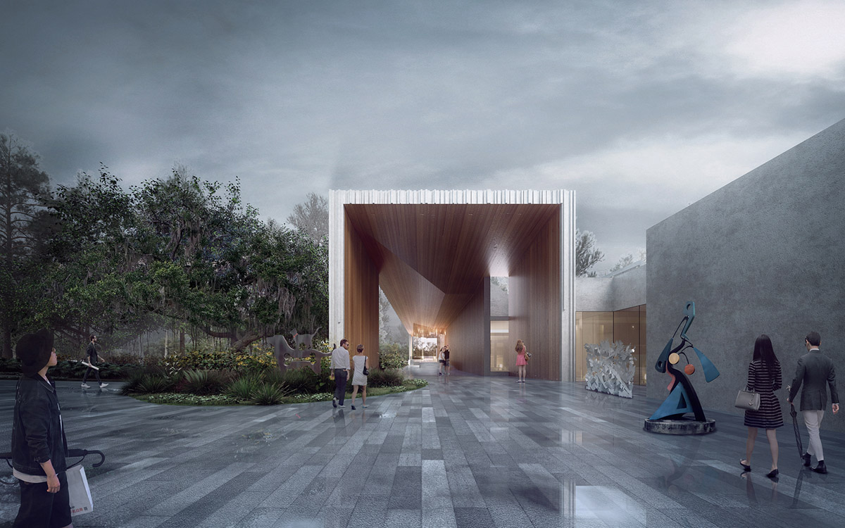 Brooks + Scarpa and KMF Architects reveal design for new expansion of Mennello Museum in Florida