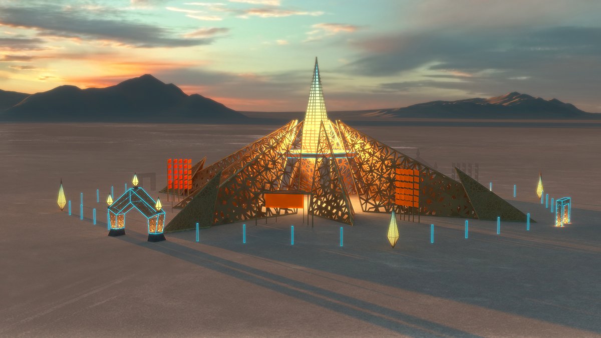 Burning Man releases its 2020 Temple addressing to medieval cosmic world