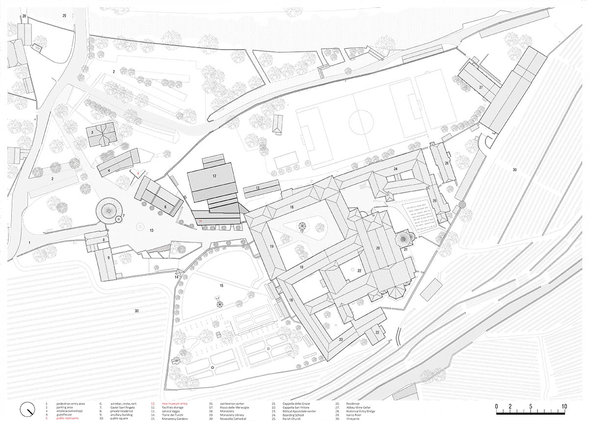 MoDusArchitects revives Novacella Abbey museum complex with artistic interventions in Bolzano