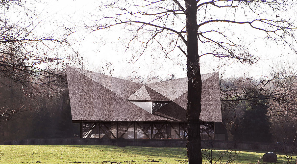 BXBstudio Bogusław Barnaś reveals design for house inspired by Polish wood architecture