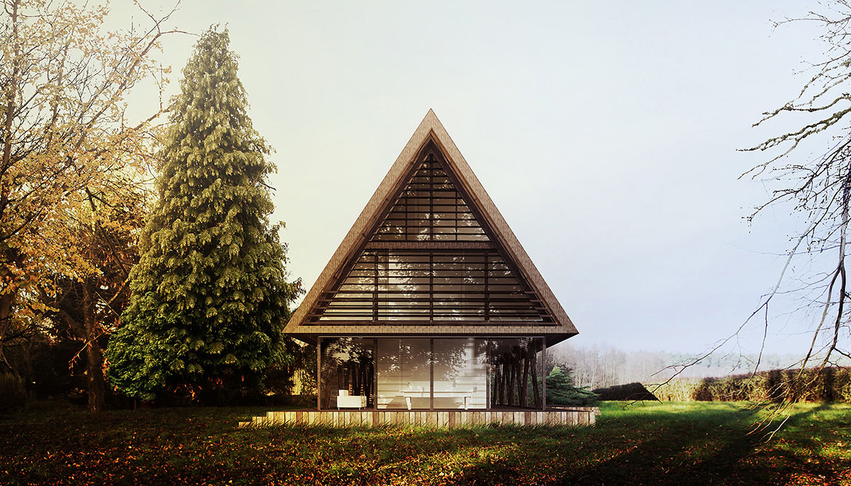 BXBstudio Bogusław Barnaś reveals design for house inspired by Polish wood architecture