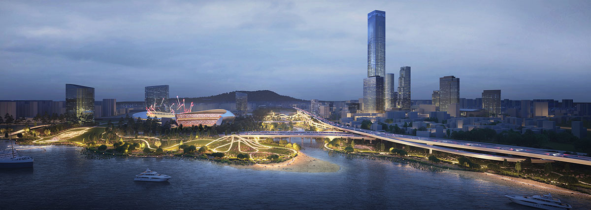 MVRDV wins competition to redevelop Seoul’s Tancheon Waterfront with 