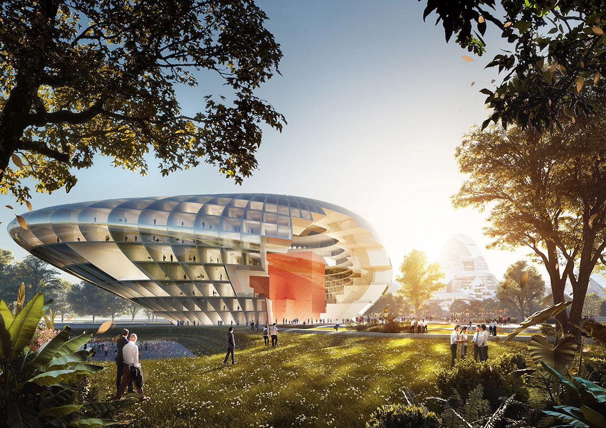 MVRDV releases its competition entry for Tencent headquarters campus in Shenzhen