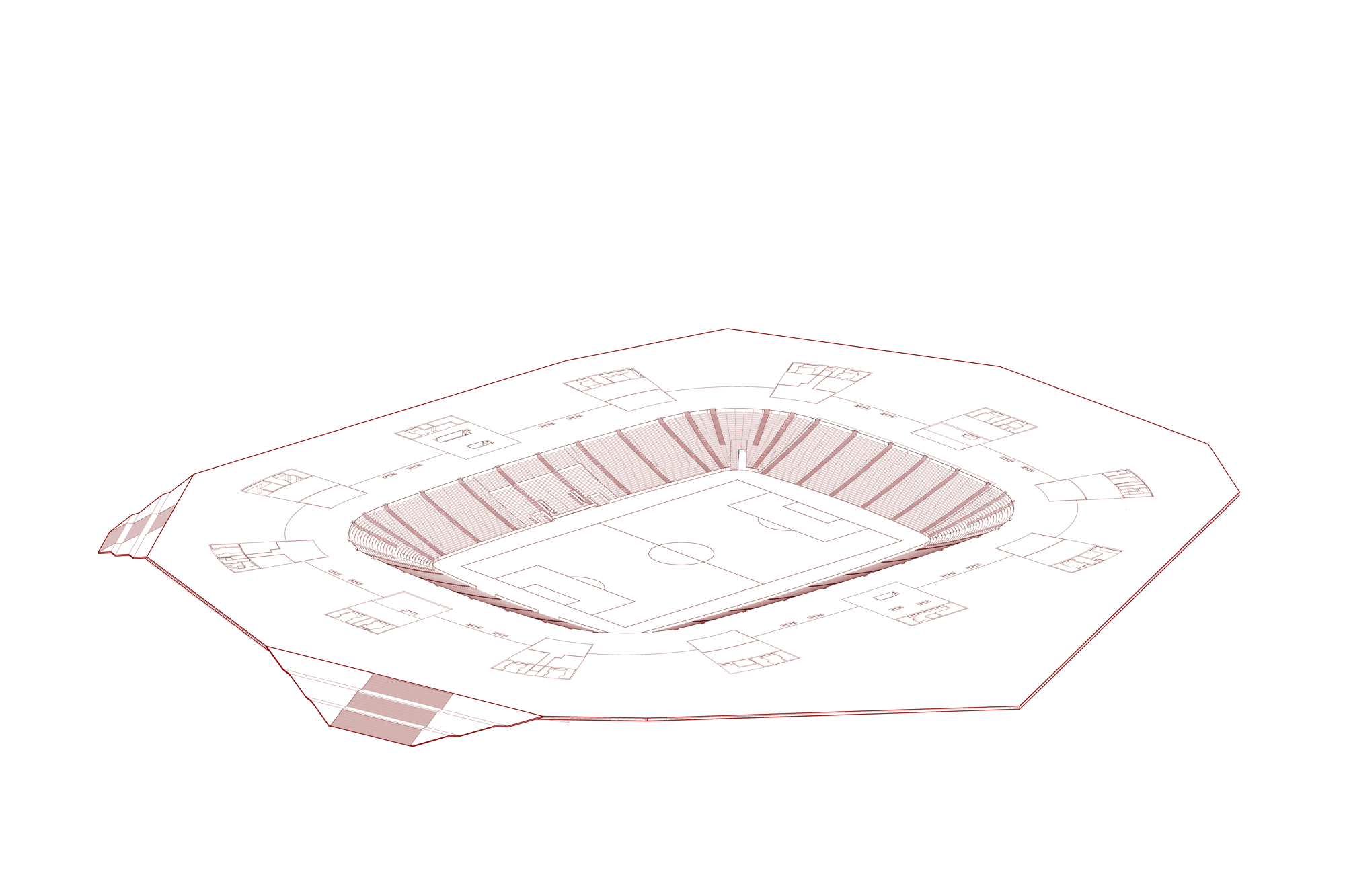 OMA and LOLA revise design for Feyenoord Stadium in Rotterdam