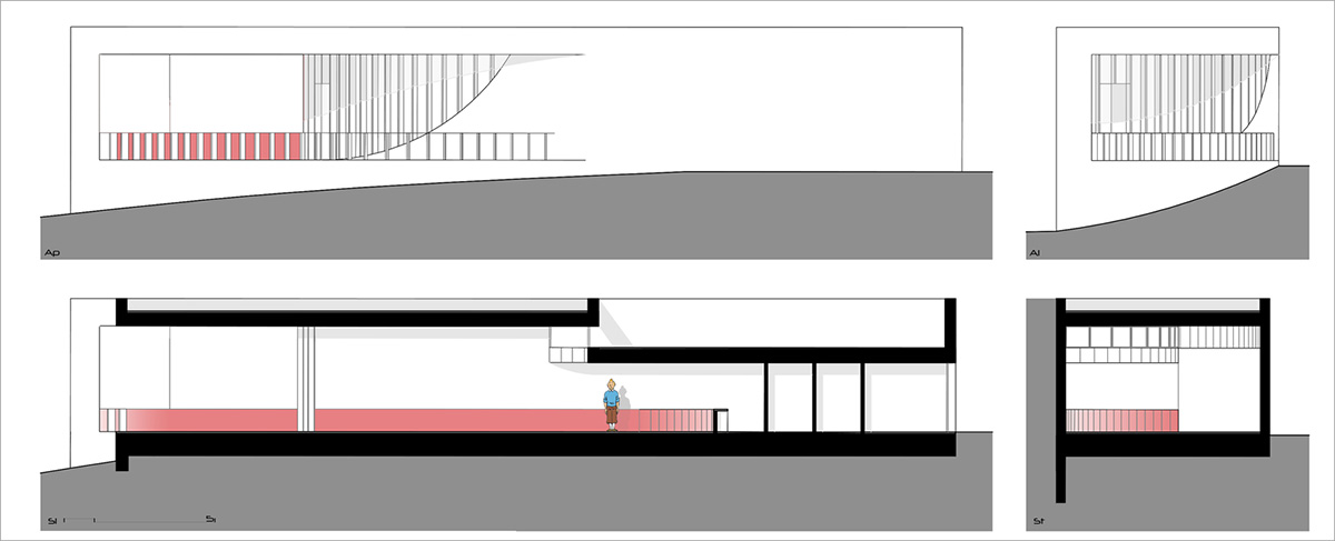 Carquero Arquitectura completes fully pink colored municipal toy library in Granada
