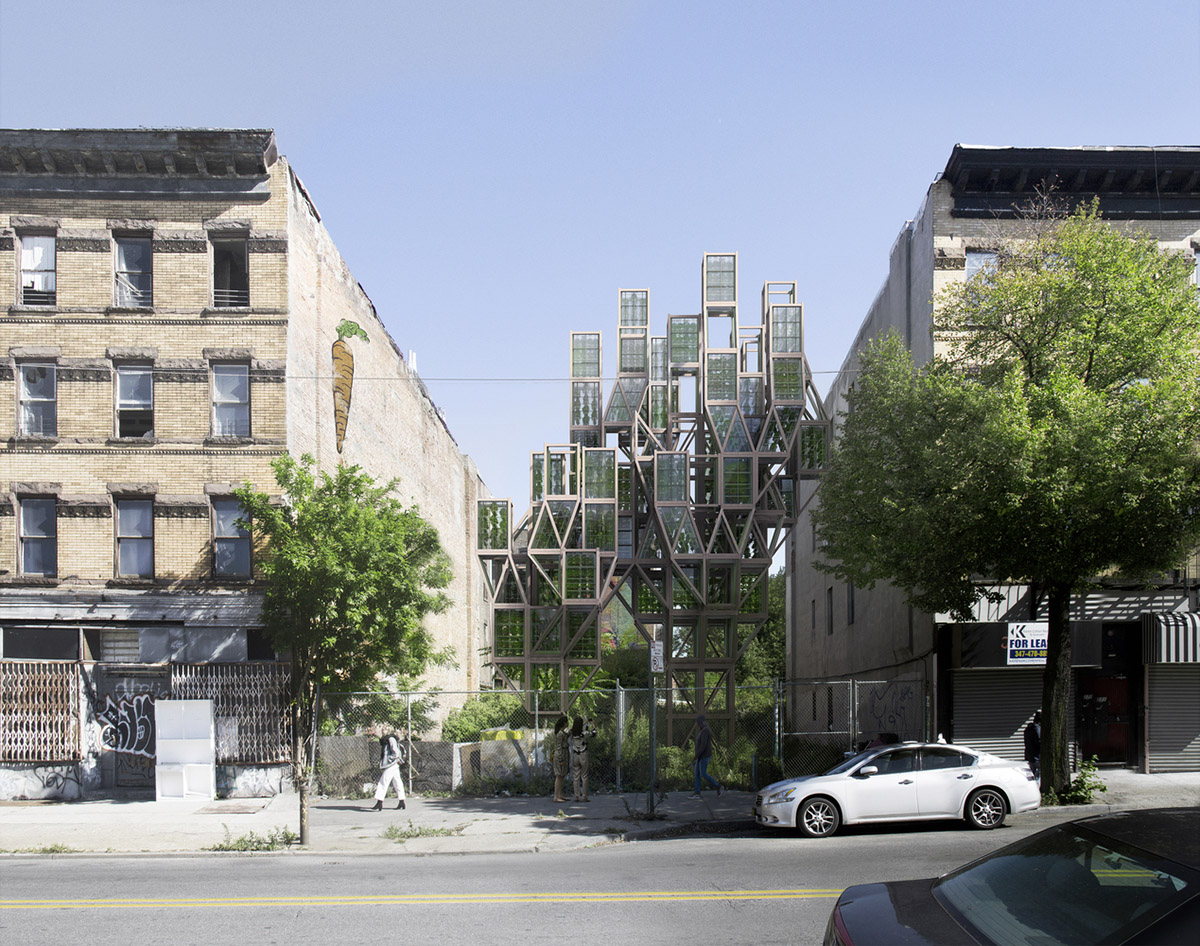 Framlab proposes modular community-based urban farming system in Brooklyn