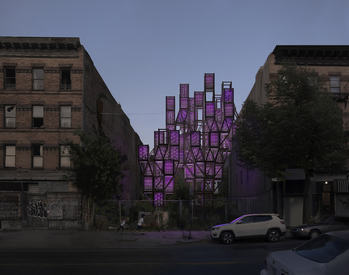 Framlab proposes modular community-based urban farming system in Brooklyn