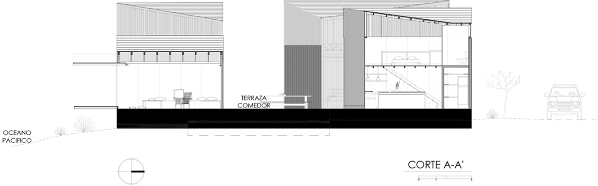Four concrete and wooden volumes form Casa Naila paying tribute to Oaxaca’s rural architecture