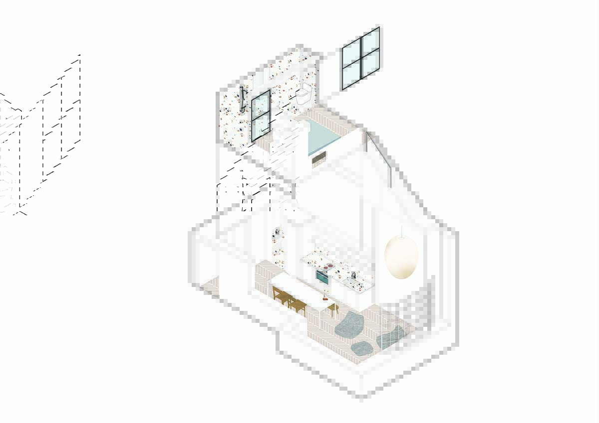 Carol Burton Architecture renovates small historic flat with warm interior space in Buenos Aires