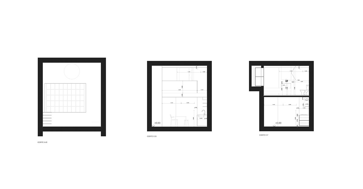 Carol Burton Architecture renovates small historic flat with warm interior space in Buenos Aires