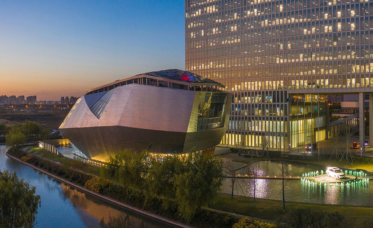 Gensler redefines Cadillac House in Shanghai with a sleek silhouette and magnetic personality