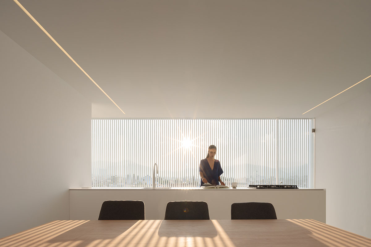 HW Studio adds lacework-looking façade to all-white house in Mexico